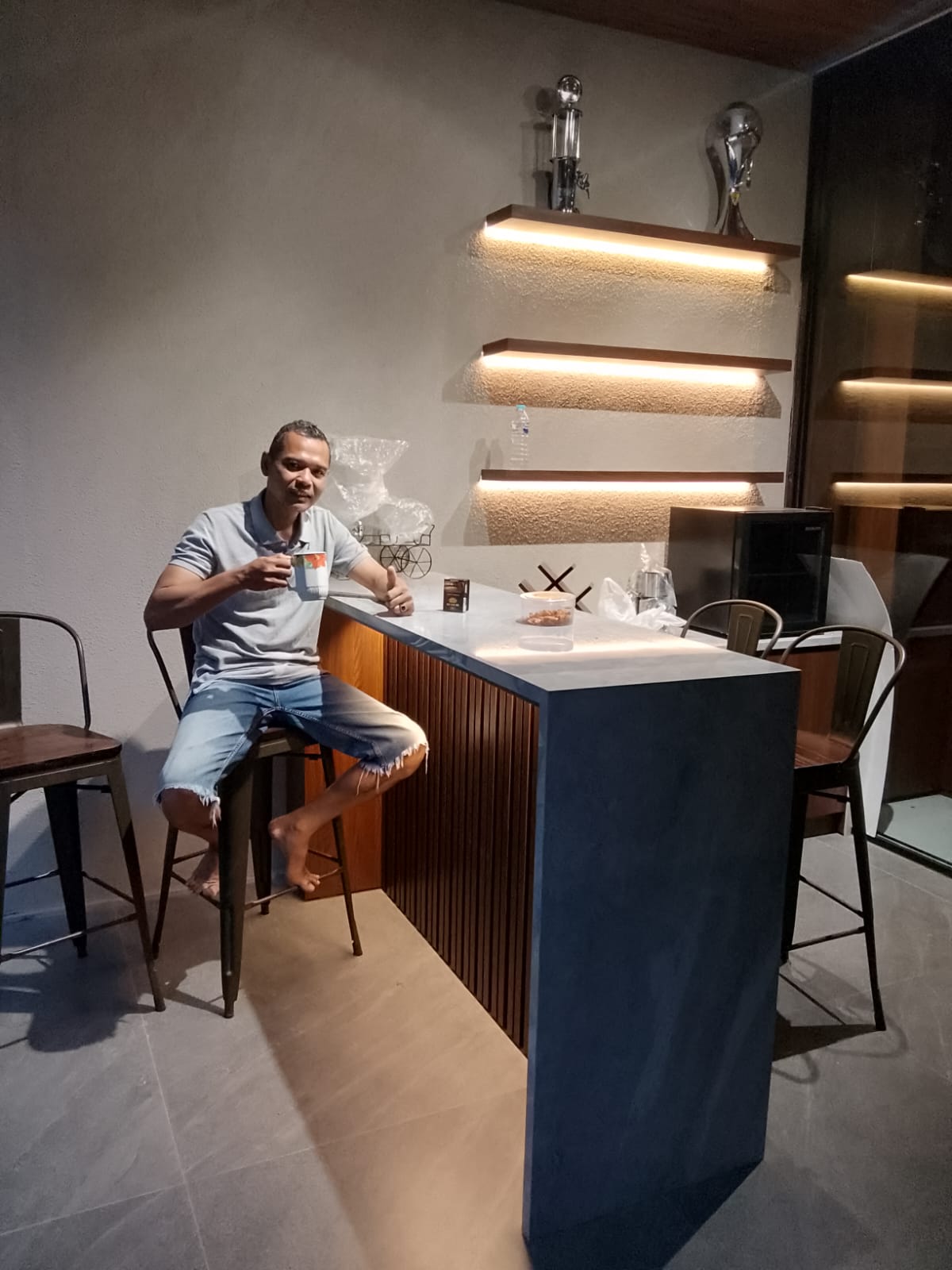 Mini Bar Detail — Rumah Kota Baru